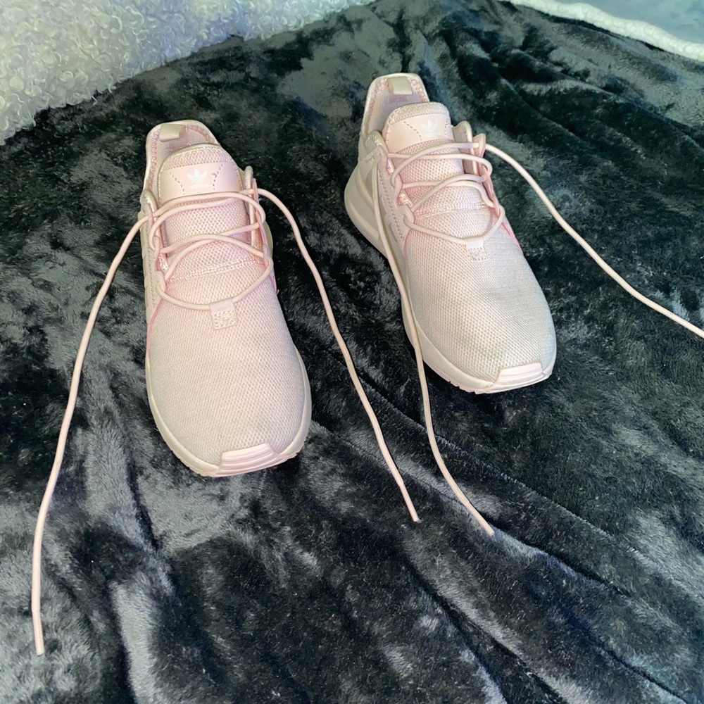 Pink adidas shoes